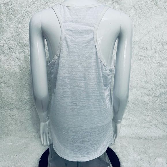 NWOT Over the Limit Burnout Racerback Tank Top Marled - Picture 7 of 15